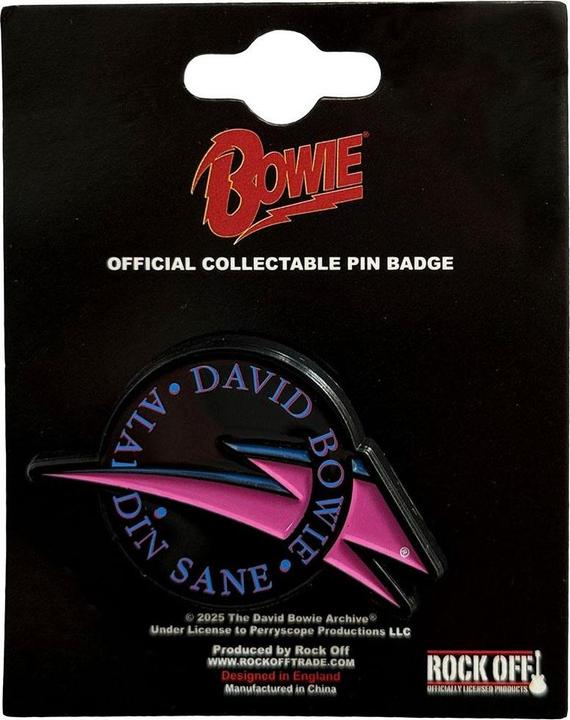 Produktbild David Bowie Aladdin Sane Abzeichen ZinkLegierung Nadel