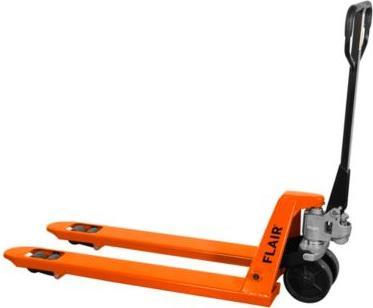 Produktbild Folke Larsen Flair palleløfter 2500 - 1150mm, poly hjul og dobbelt ruller, FL25102