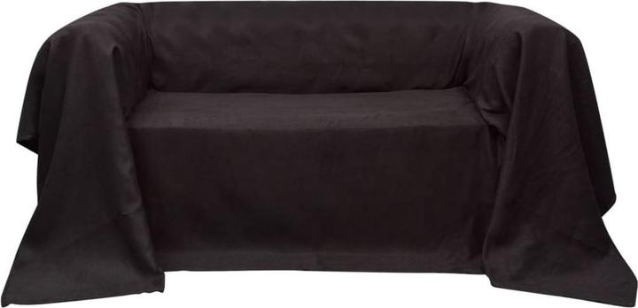 Immagine prodotto vidaXL Micro-Suede Sofaüberwurf Tagesdecke 270 x 350 cm (270 x 350 cm)