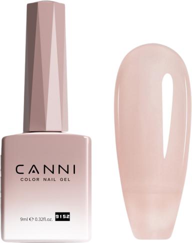 Actual product image Canni Gellack Nude Rosa Semi-Transparent / 9152 UV/LED (9152, Nude pink semi-transparent, UV gel varnish)
