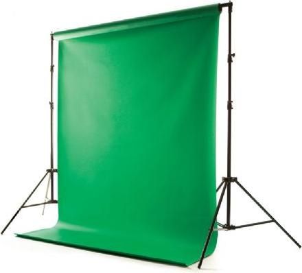 Produktbild Falcon Eyes Hintergrund Vinyl Chroma Key Grün 2,75 x 6,09 m (275 cm, 609 cm)