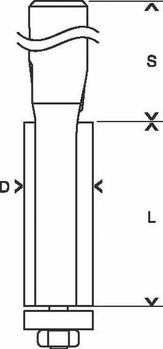 Actual product image Bosch Professional Zubehör Laminat-Bündigfräser