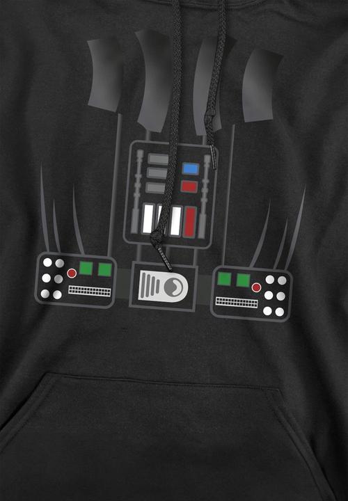 Actual product image Star Wars Mens Darth Vader Costume Hoodie (XXL)