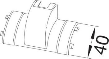 Produktbild Tehalit Abzweig (4 cm)