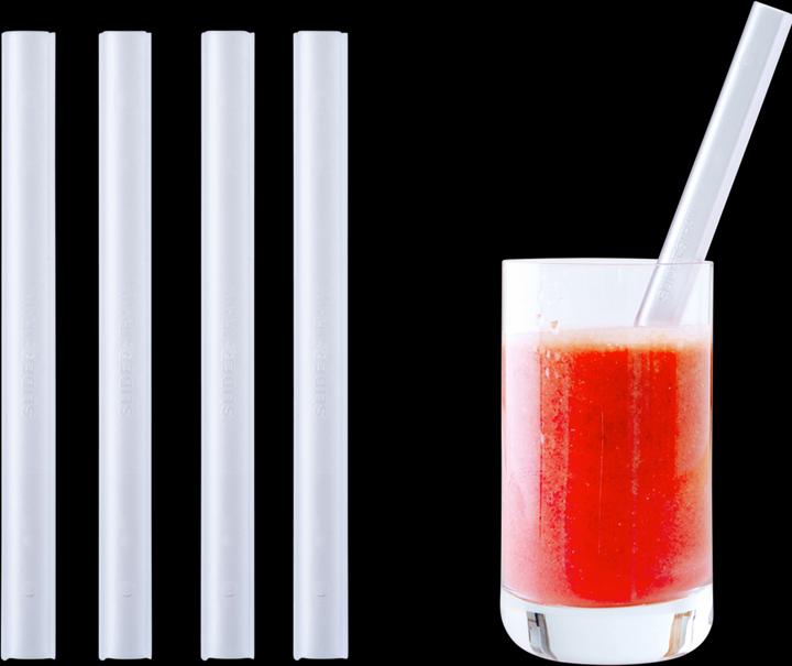 Actual product image SliderStraw Drinking Straw 4 pieces 15 cm (4 x)