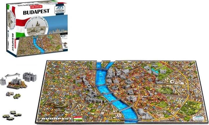 Productafbeelding 4D City 4D miestas 4D galvosūkis Budapeštas (GK2008) (1200 onderdelen)