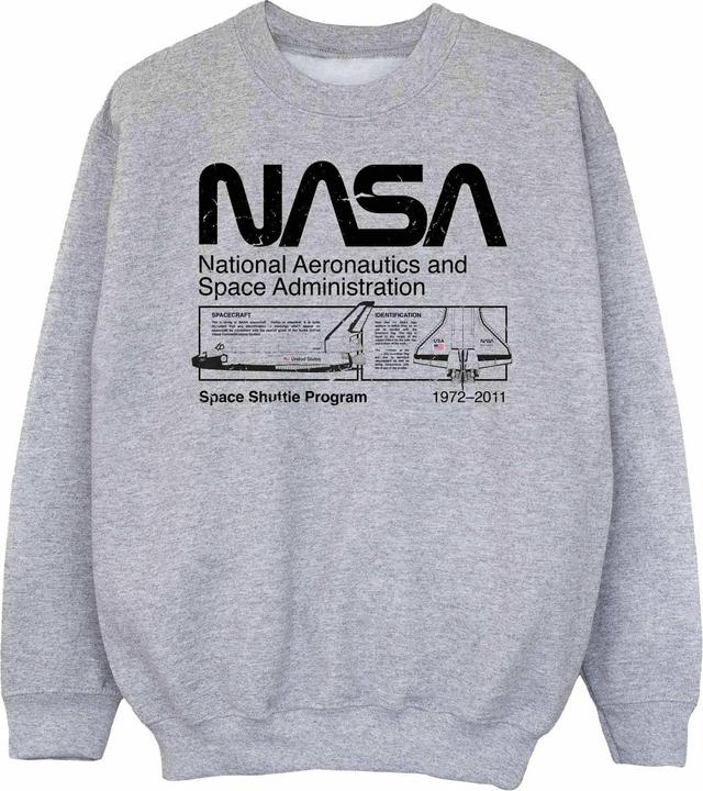 Actual product image Nasa Boys Space Shuttle Sweatshirt (128)