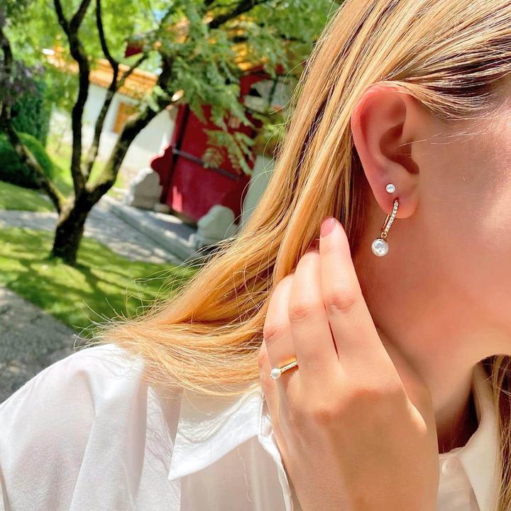 Produktbild Candy Ohrstecker Sofia S 4.0 mm, 925 Sterling Silber, vergoldet (18k vergoldet, 925 Sterling Silber)