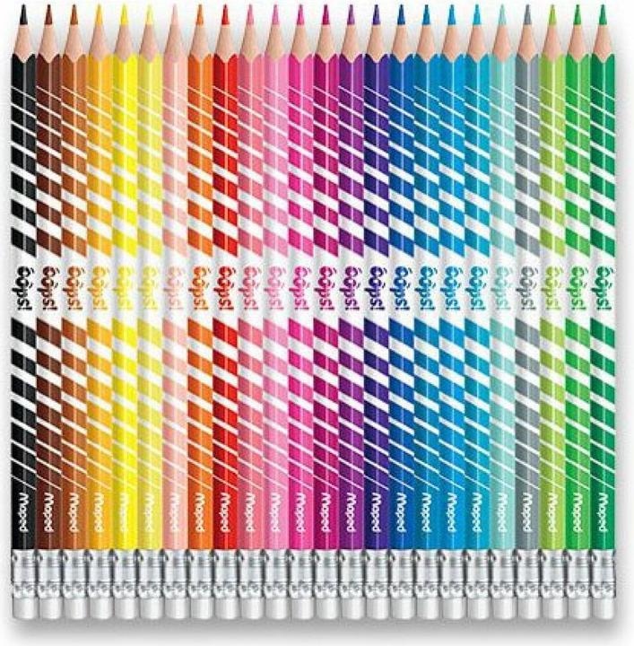 Actual product image Maped Triangular coloured pencil COLOR-PEPS, erasable, 24-count case (24x)