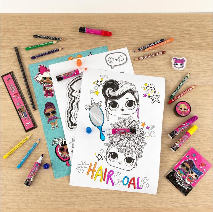 Actual product image Undercover Painting set LOL Surprise 35 pieces