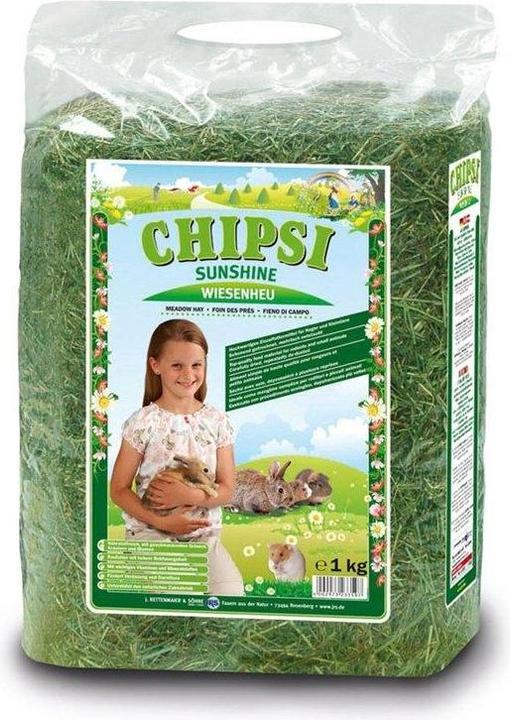 Chipsi Petit Animal Hey Meadow Hay 1kg (1 kg, Copeaux)