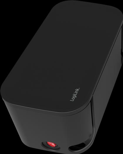 Produktbild LogiLink Kabelbox mit 5-fach-Steckdosenleiste Schuko