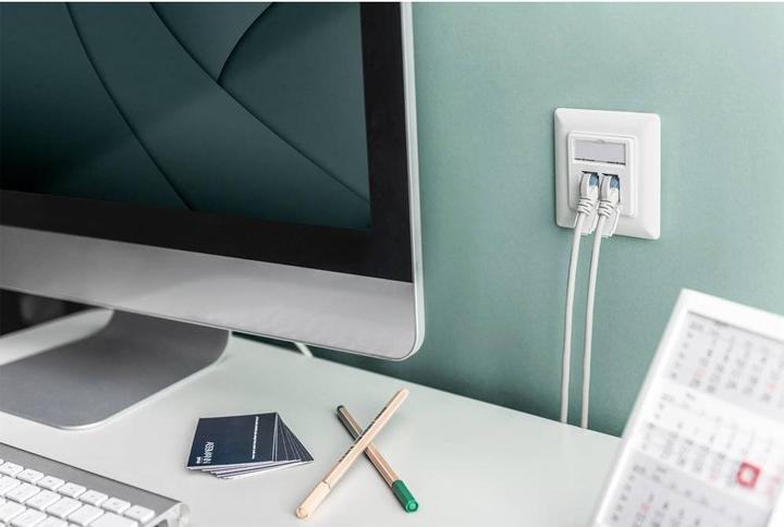 Image du produit Digitus CAT 6A Keystone Jack, blindé, 2 pièces connexion sans outils (Module Keystone)