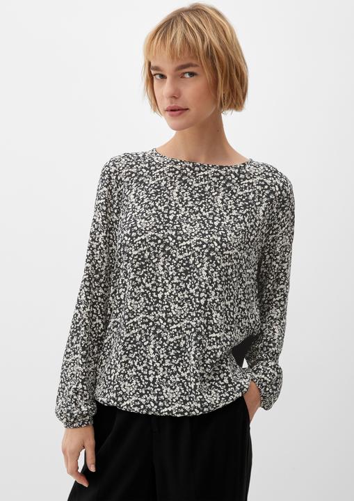 Immagine prodotto s.Oliver T-Shirt Blusenshirt im Materialmix mit Print (38)