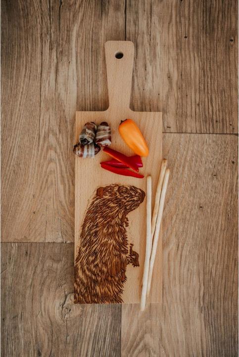 Produktbild Kadastar Holz-Servierbrett "Kuh Zoom" klein