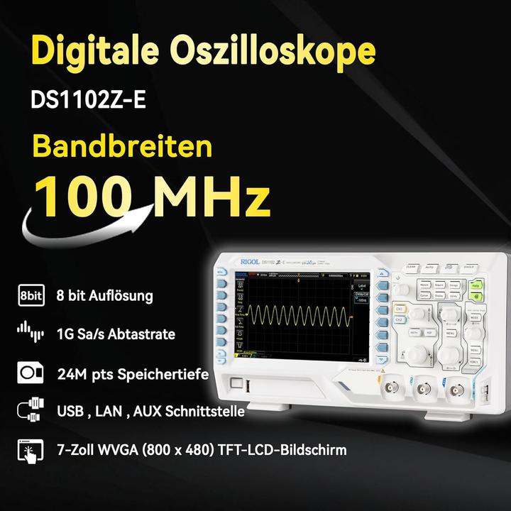 Produktbild Rigol Digital-Oszilloskop (CAT I)