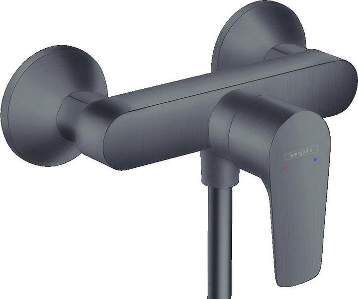 hansgrohe HG Einhebel-Brausemischer TALIS E Aufputz brushed black chrome