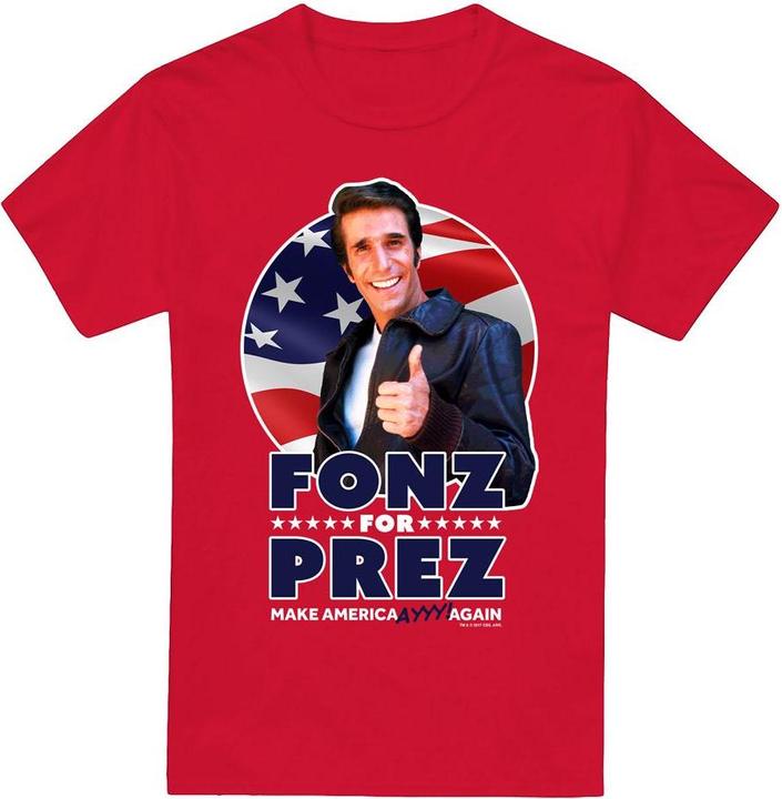 Produktbild Happy Days Fonz for Prez TShirt (3XL)