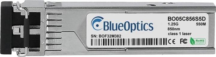Actual product image BlueOptics Finisar (Dell) FTLF8519P3BNL-FC Compatible SFP BO05C856S5D