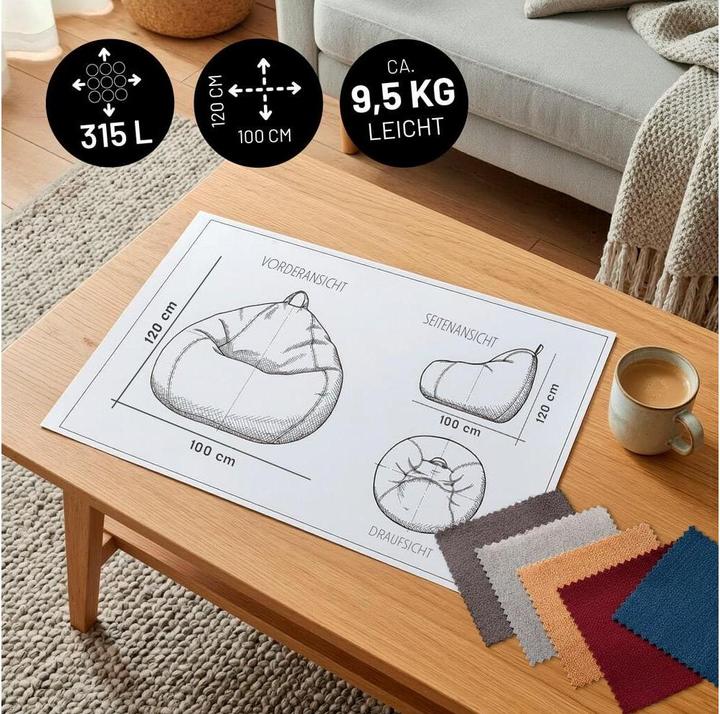 Produktbild Lumaland Sitzsack Flexi Comfort 320 L