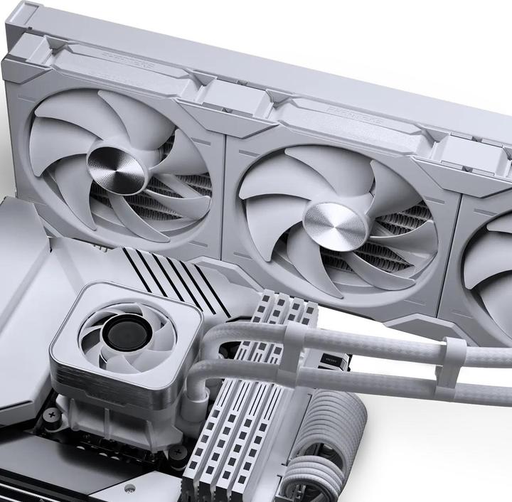 Productafbeelding Phanteks Glacier One 420D30 X2 DRGB AiO Wasserkühlung - 420mm, weiss