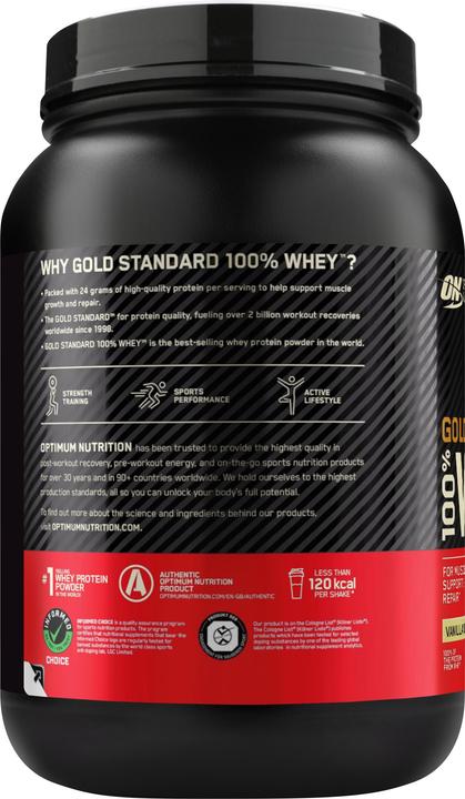 Actual product image Optimum Nutrition 100 Whey Gold Standard (Vanilla, 1 x, 900 g)