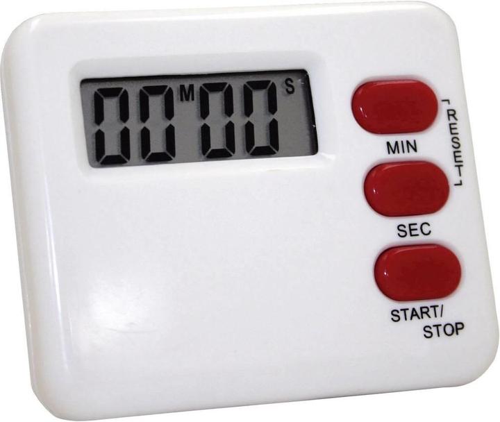 EuroTime Timer M902012C Wit, Rood digi