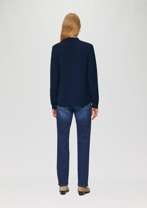Produktbild s.Oliver Bluse Durchgeknöpfte Bluse aus Crêpe (36)