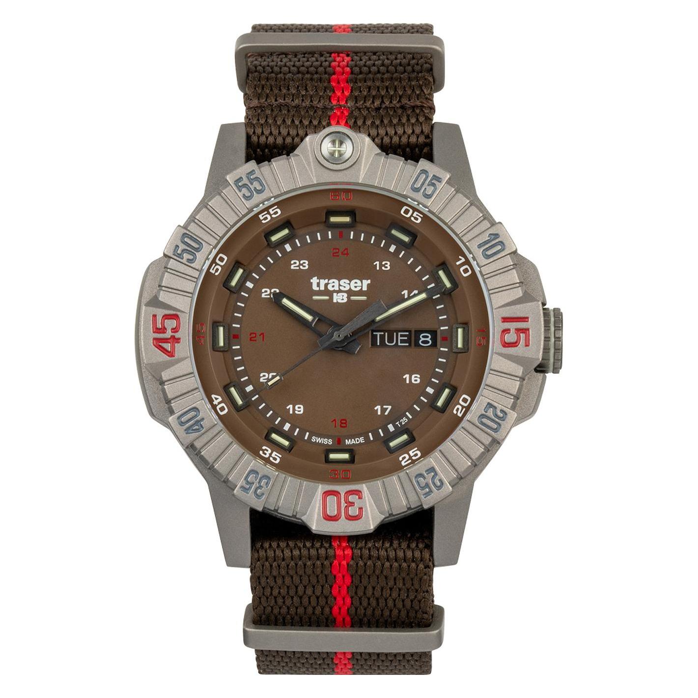 Traser, Armbanduhr, H3 110669 Tactical, Braun, (46 mm)