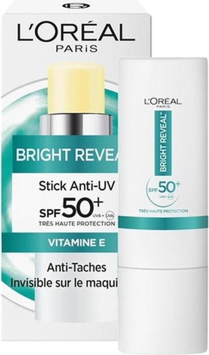 L'Oréal Paris Aufhellender UV-Schutz Stick SPF 50+ gegen Flecken (Sonnenspray, SPF 50+)