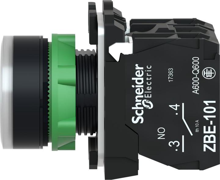 Produktbild Schneider Electric Ill Pushbutton Round white 1NO/1NC 220V