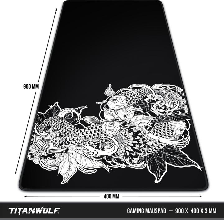 Actual product image Titanwolf Gaming Mauspad (XXL)
