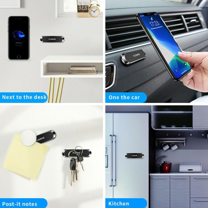 Produktbild PhoneLook FLOVEME Magnetischer universal Smartphone Halter Für Auto / Kühlschrank / Wand
