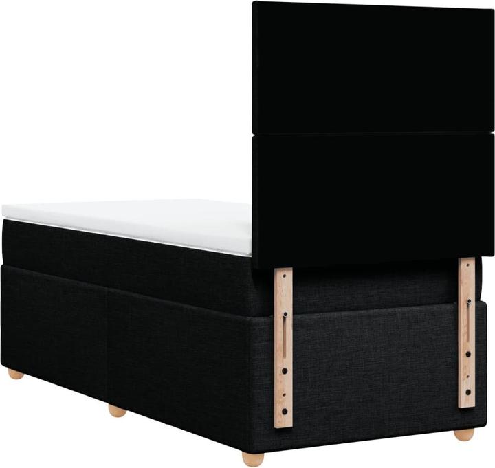 Actual product image VidaXL Bo x spring bed with mattress 90 x 200 cm fabric (90 x 200 cm, 90 x 200 cm)