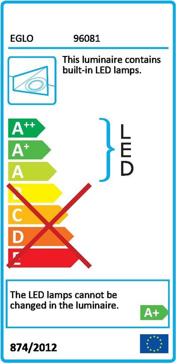 Energie-Label EGLO Teya (850 lm)