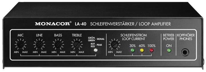 Monacor Amplificateur de boucle Public Adress LA-40 (Amplificateur)