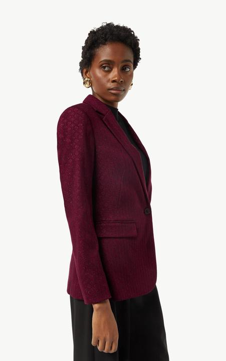 Actual product image Comma Indoor-Blazer Antaillierter Jacquard-Blazer mit Glitzergarn (32)