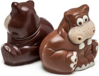 Actual product image miniSchoggi Chocolate mold hippo