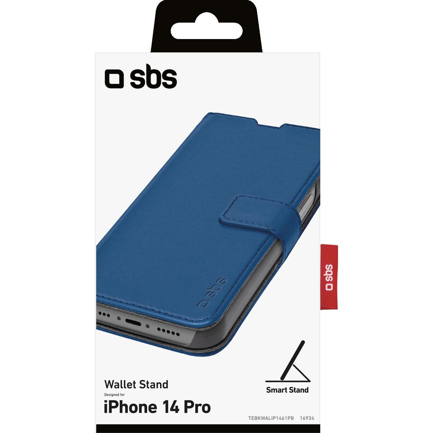 Thumbnail - SBS Klapphülle (Apple iPhone 14 Pro), Smartphone Hülle, Blau
