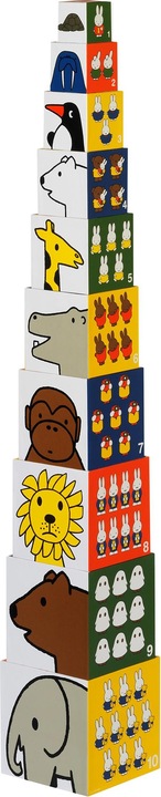 Actual product image Bambolino Toys Miffy stacking blocks