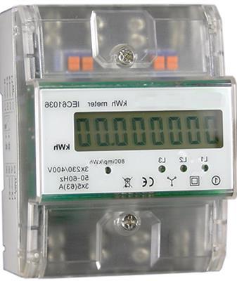 Image du produit F&R Compteur électrique triphasé MID 63A 230/400V compatible avec écran LCD LE-02D