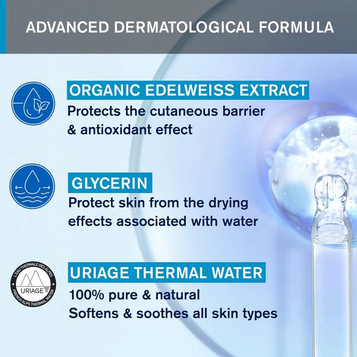 Produktbild Urgo Uriage -Reinigungsschaum für normale und gemischte alpine Apfelkuchen, 150 ml (Reinigungsschaum, 150 ml)