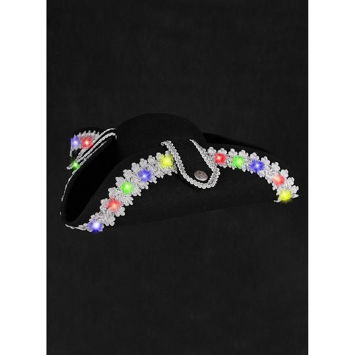 Thetru LED Hut silber-bunt