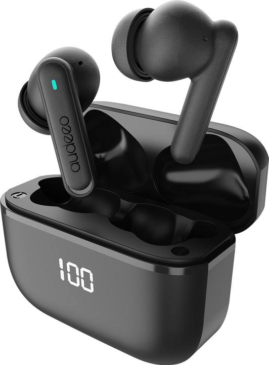 No Name Audeeo Areopods TWS Hoofdtelefoon (Zwart) (ANC, 18 h, Draadloze)