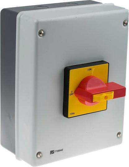 Produktbild RS PRO Metal Clad Isolator 125A 4 Pole IP54