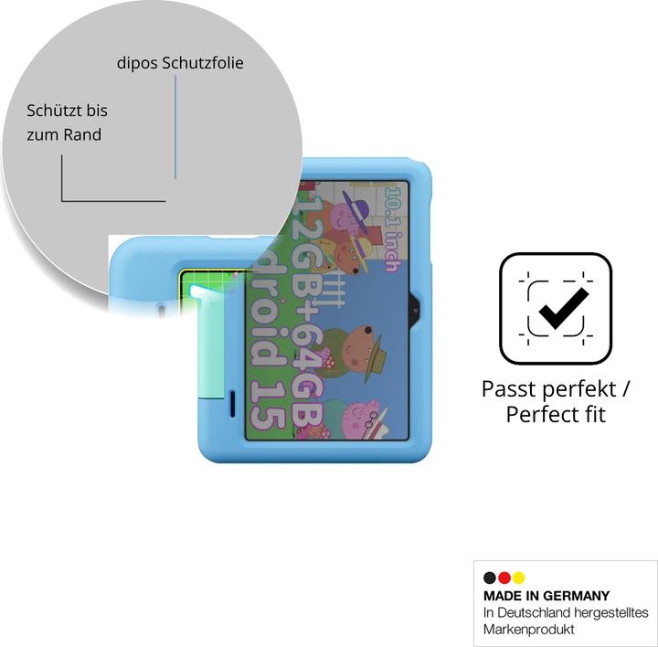 Actual product image Dipos Privacy Screen Protector 4-Way Privacy-Filter (Blackview Tab 20)