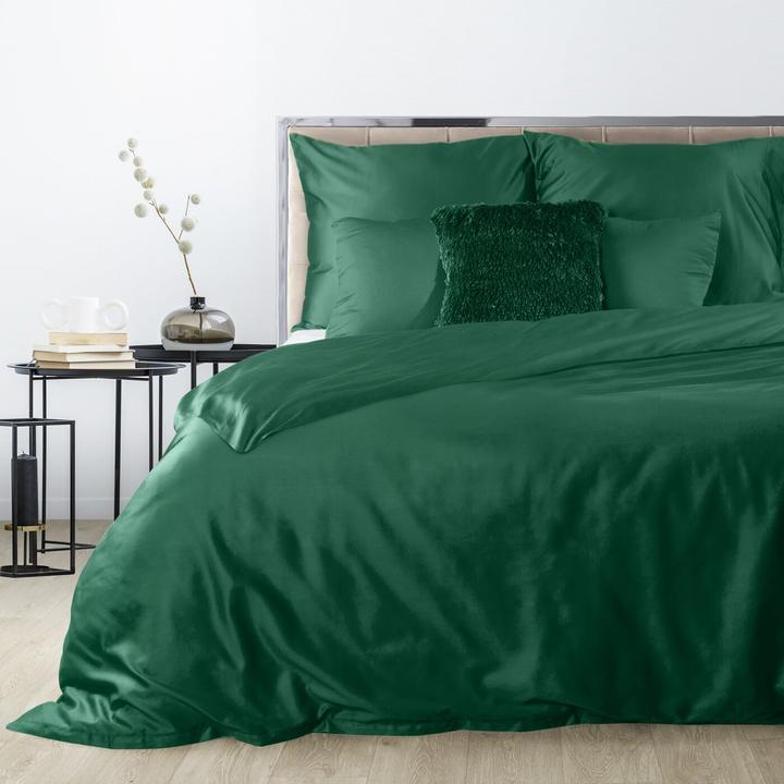 Immagine prodotto Eurofirany Set di lenzuola EUROFIRANAY NOVA in raso di cotone di alta qualità, monocolore, 180 x 200 cm (Set di biancheria da letto, 180 x 200 cm)