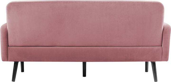 Actual product image Paperflow 3-seater sofa LISBOA pink black fabric (3-seater)