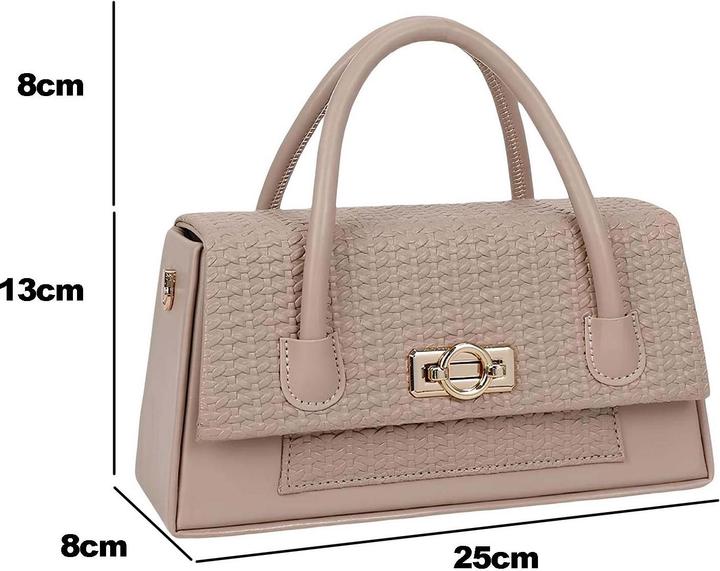 Immagine prodotto Gallantry Damen Mini Handtasche mit Flechtklappe