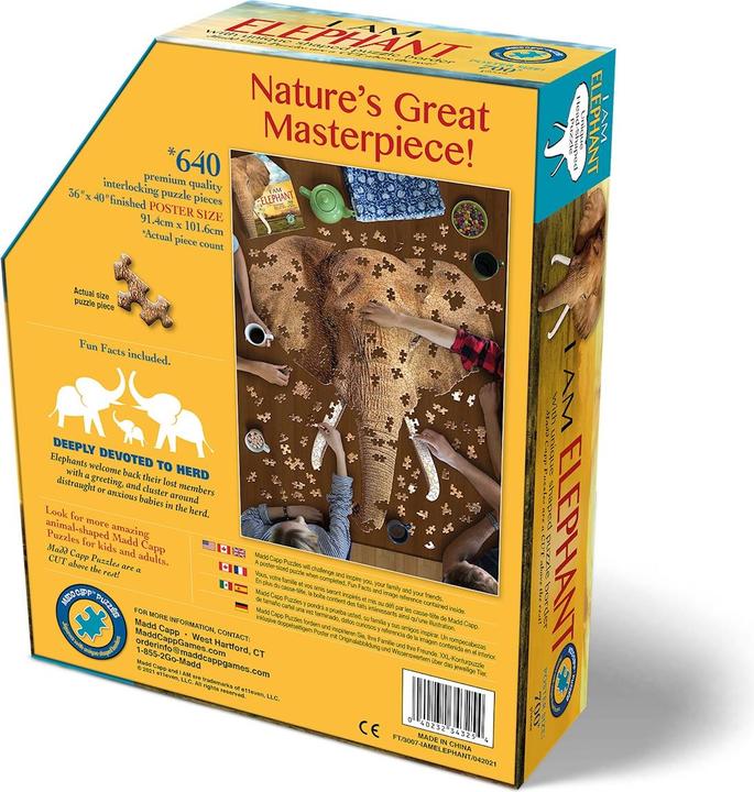 Produktbild Madd Capp Shape Elefant 700 Teile (700 Teile)